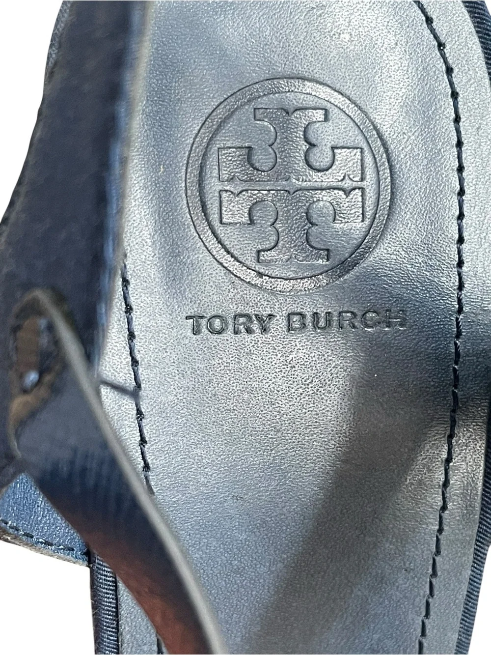 Tory Burch Penny Bow Platform Wedge Sandals Ankle Strap Buckle Women Shoes 10M
